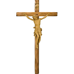 Cristo Pisa en cruz recta